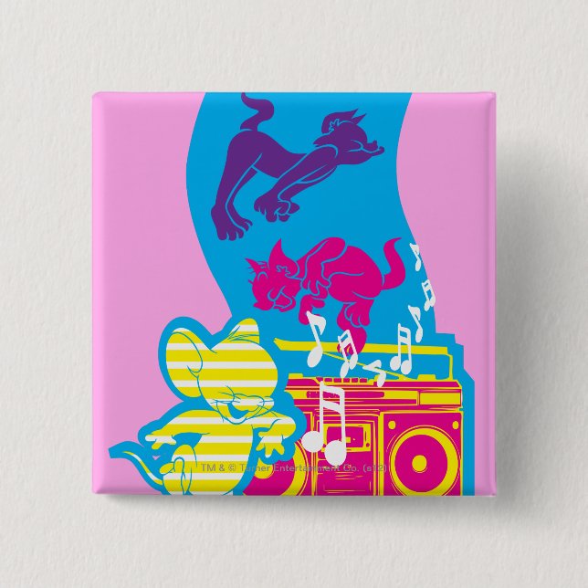 Dope Beats Happy Feets 15 Cm Square Badge (Front)