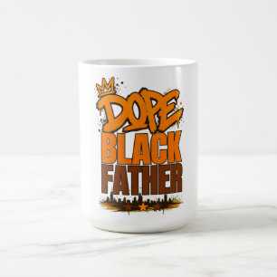 Dope Black Father Urban Graffiti Street Art Gift Coffee Mug