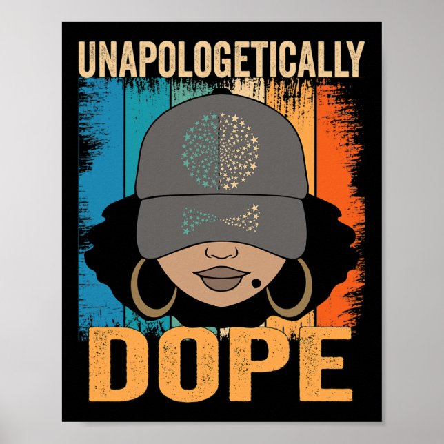Dope Women Black History Month Juneteenth 1  Poster (Front)