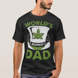 Dopes-Dad-Cannabis-Weed-TShirt T-Shirt