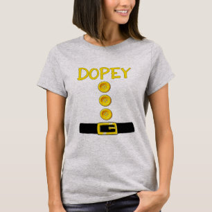 Dopey Dwarf Halloween Costume Colour Matching T-Shirt