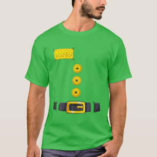 Dopey Halloween Dwarf Costume Colour Matching For  T-Shirt
