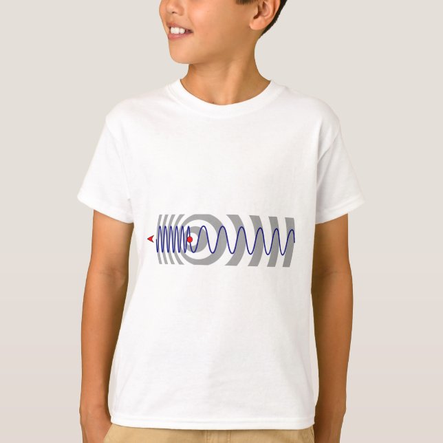 Doppler effect diagram T-Shirt (Front)
