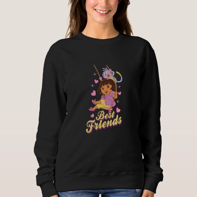 Dora the Explorer Boots the Monkey Best Friends Sw Sweatshirt (Front)