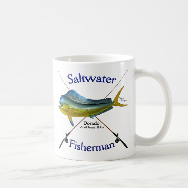 Dorado Saltwater fisherman mug (Right)
