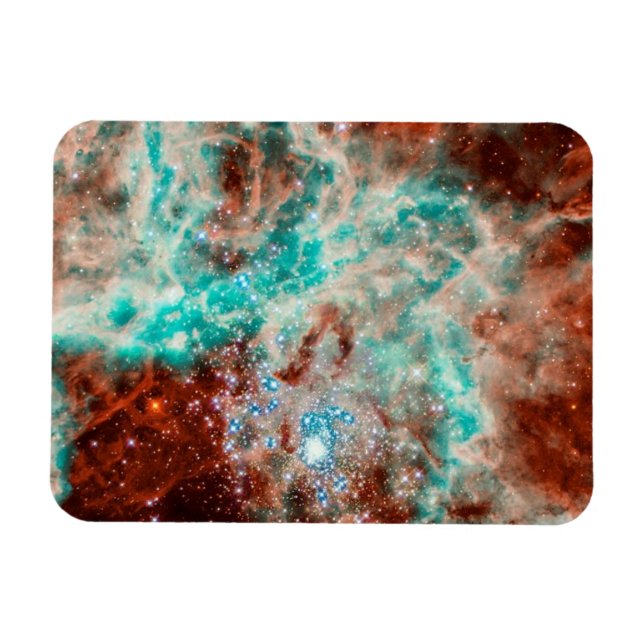 Doradus Nebula Birthing Planets Magnet (Horizontal)