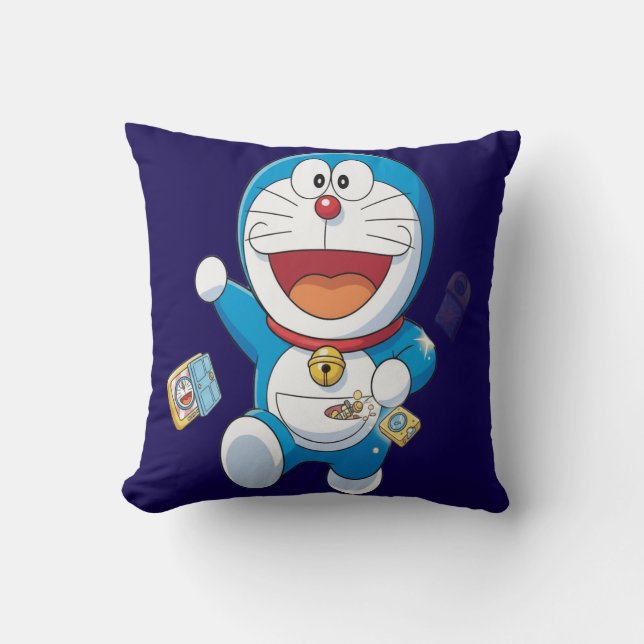 Doraemon Pillow – Fun & Gadget Style (Front)