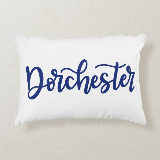 Dorchester Dainty Scripts Pillow (Front)