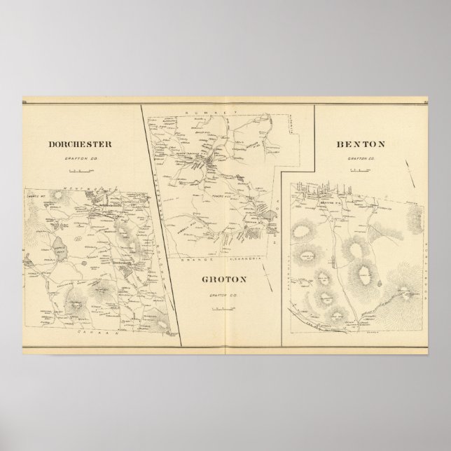 Dorchester, Groton, Benton Poster (Front)