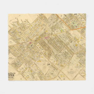 Dorchester, Massachusetts 2 Fleece Blanket