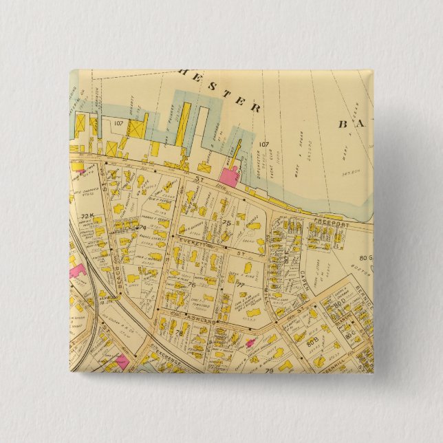 Dorchester, Massachusetts 3 15 Cm Square Badge (Front)