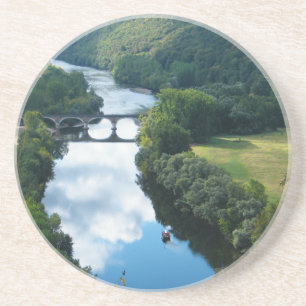 Dordogne Chateau Castle River Boat Bridge Water Coaster