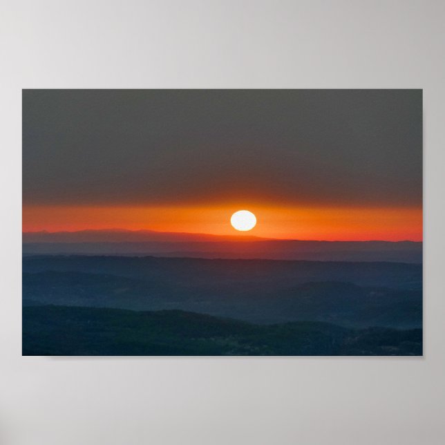 Dordogne Sunrise Poster (Front)