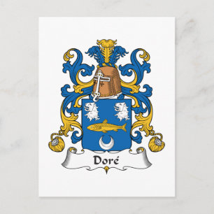 Dore Family Crest Postcard