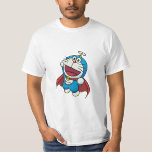 Doremon Round Neck T-Shirt for Men   Comfortable