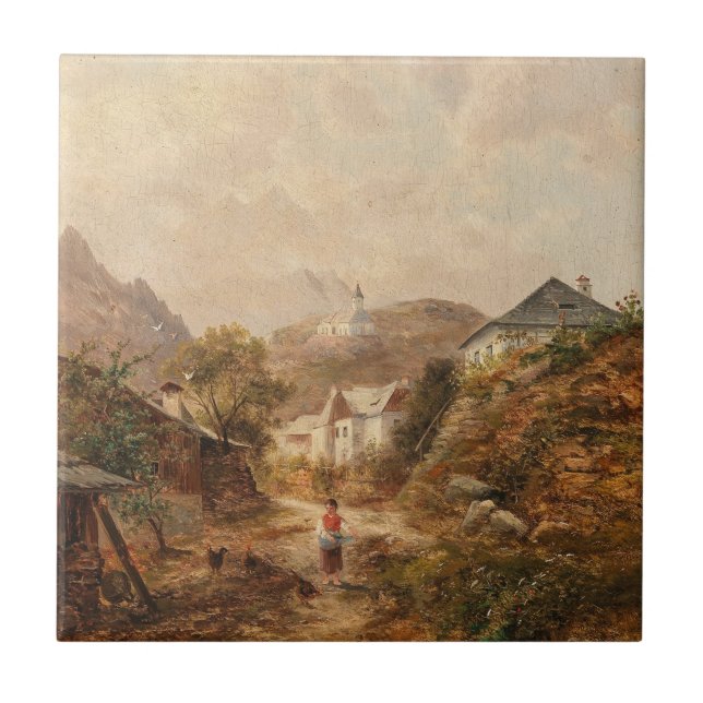 Dorf – Emil Barbarini Ceramic Tile (Front)