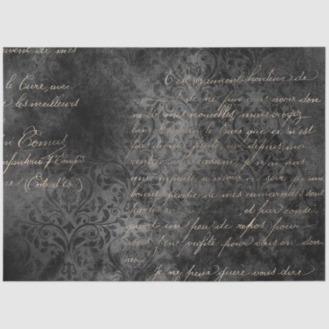 Dorian Grey Series Design 17 Tissue Paper (Front)