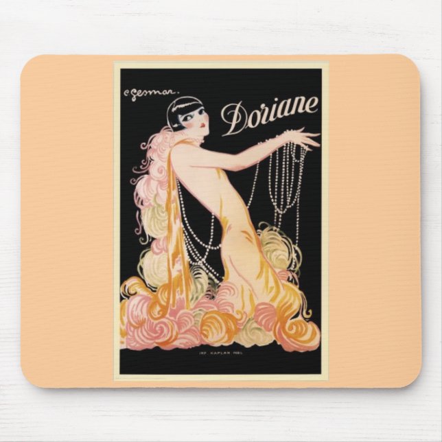 Doriane Posters - Vintage Mouse Pad (Front)