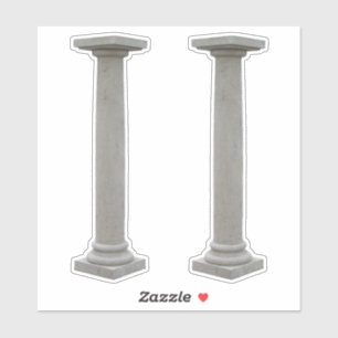 Doric Columns Sticker