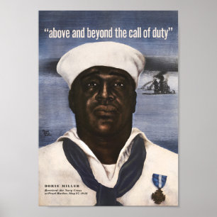 Dorie Miller - Above And Beyond The Call Poster