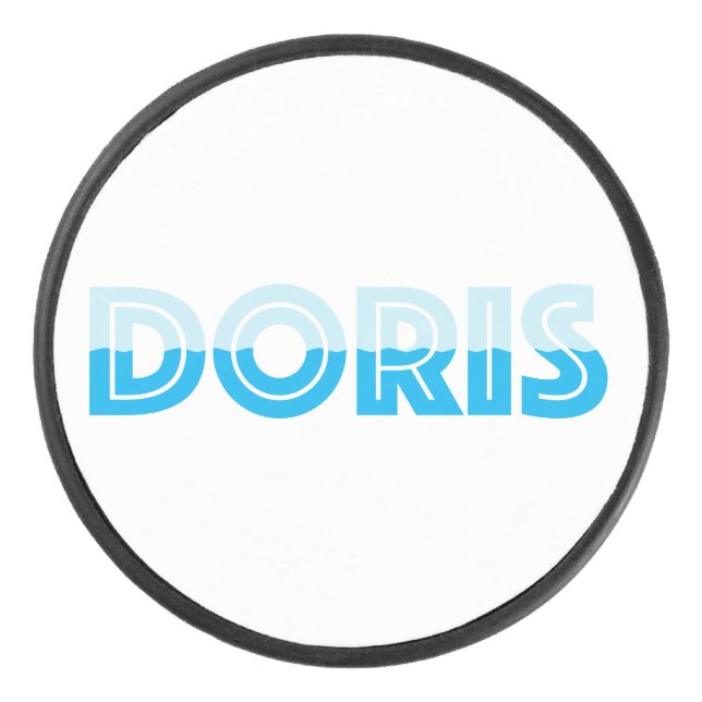 Doris Hockey Puck (Front)
