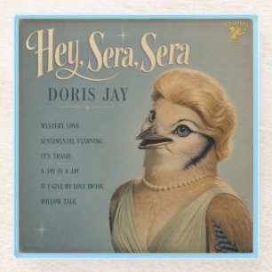 Doris Jay Album: a Parody Glass Coaster