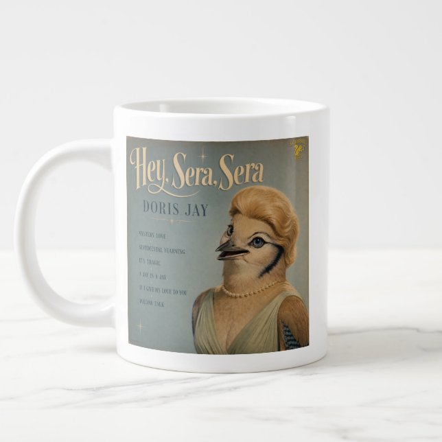 Doris Jay Album: a Parody Large Coffee Mug (Left)