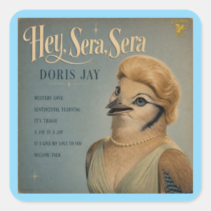 Doris Jay Album: a Parody Square Sticker