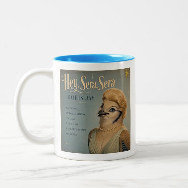 Doris Jay Album: a Parody Two-Tone Coffee Mug (Left)
