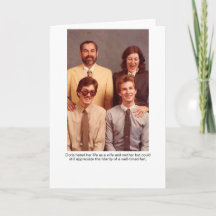 Doris Wife and Mother Greeting Card