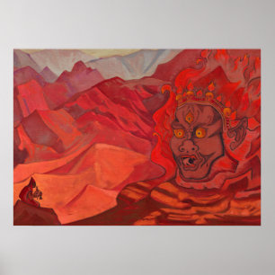 Dorje, the Daring One, 1925 by Nicholas Roerich Poster