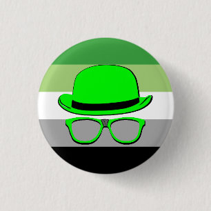 Dork Night Arrow Pride Button