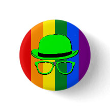 Dork Night Gay Pride Button