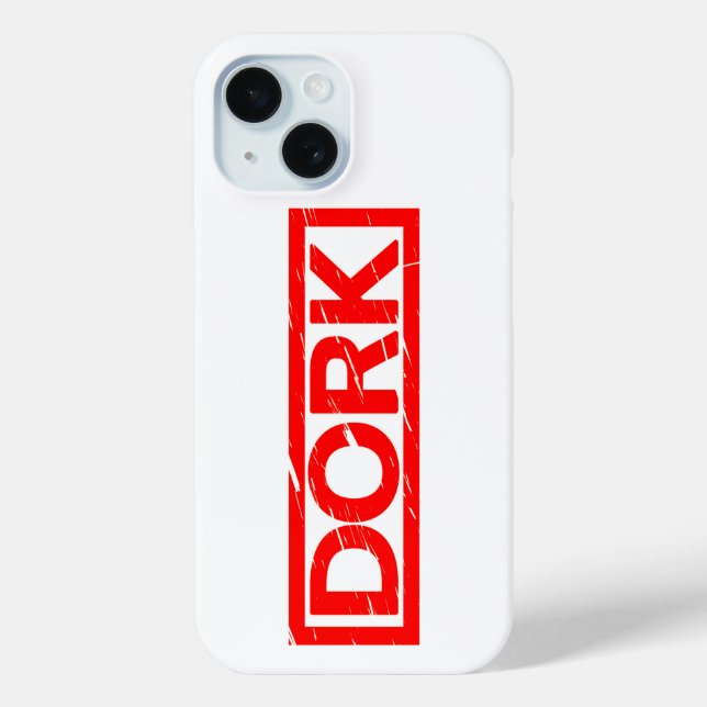 Dork Stamp Case-Mate iPhone Case (Back)