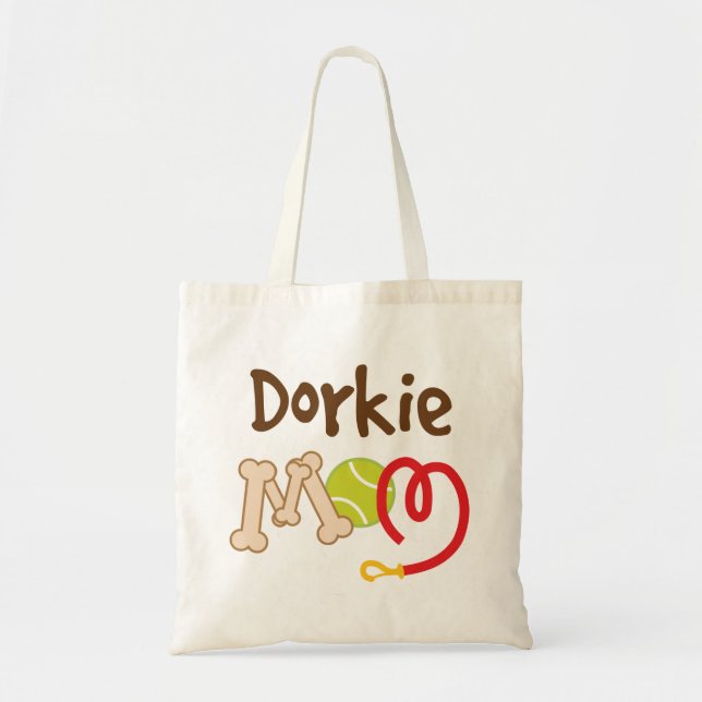Dorkie Dog Breed Mum Gift Tote Bag (Front)