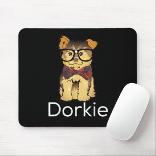 Dorkie Funny Dorky Yorkie Dog Mouse Pad