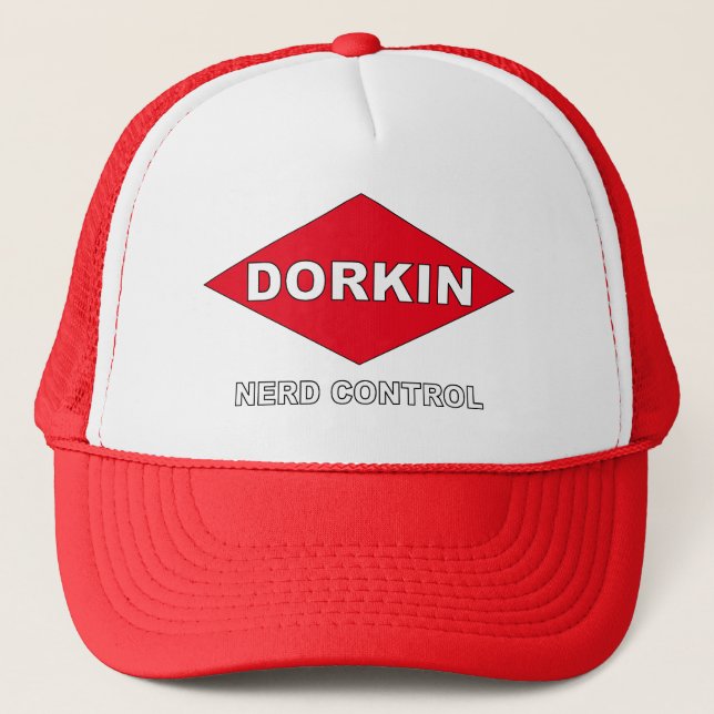 Dorkin Nerd Control Trucker Hat (Front)
