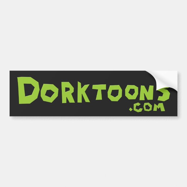 Dorktoons Bumper Sticker (Front)