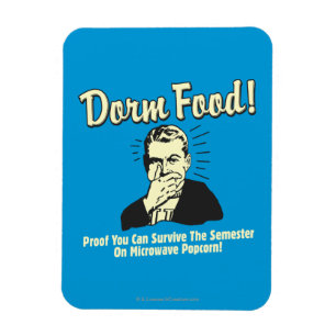 Dorm Food: Survive Microwave Popcorn Magnet