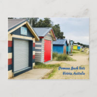 Dormant Beach Huts, Victoria, Australia
