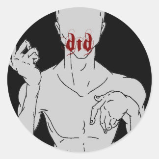 Dormir in Dementia Round Sticker