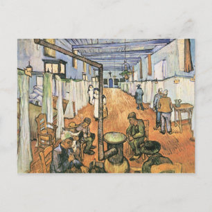 Dormitory in the Hospital in Arles by van Gogh Postcard