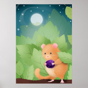 Dormouse Dinner - poster prints