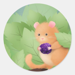 Dormouse Dinner sticker - customise!
