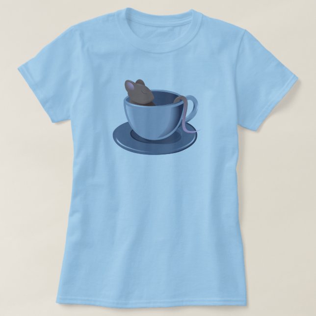 Dormouse (with text) T-Shirt (Design Front)