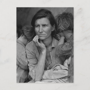 Dorothea Lange's Migrant Mother Florence Thompson Postcard