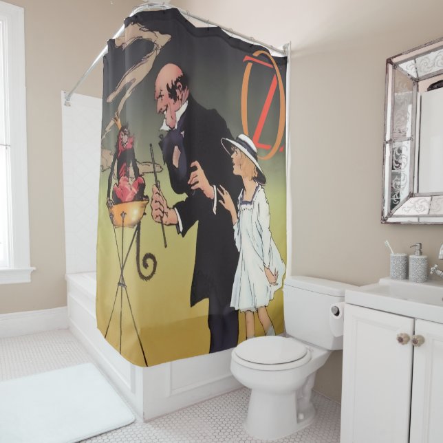 “Dorothy and the Wizard of Oz” by John R Neill Shower Curtain (In Situ)