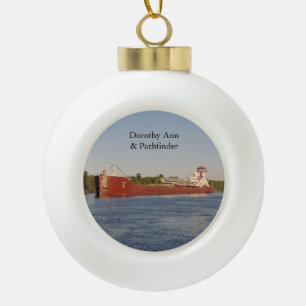 Dorothy Ann & Pathfinder ball / snowflake ornament