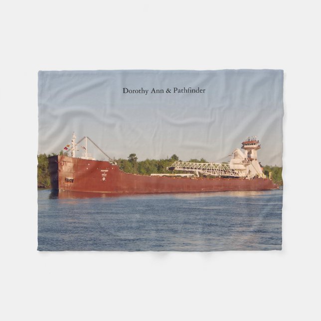 Dorothy Ann & Pathfinder fleece blanket (Front (Horizontal))