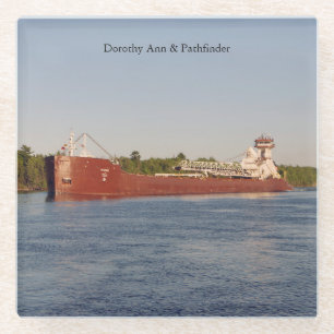 Dorothy Ann & Pathfinder glass coaster